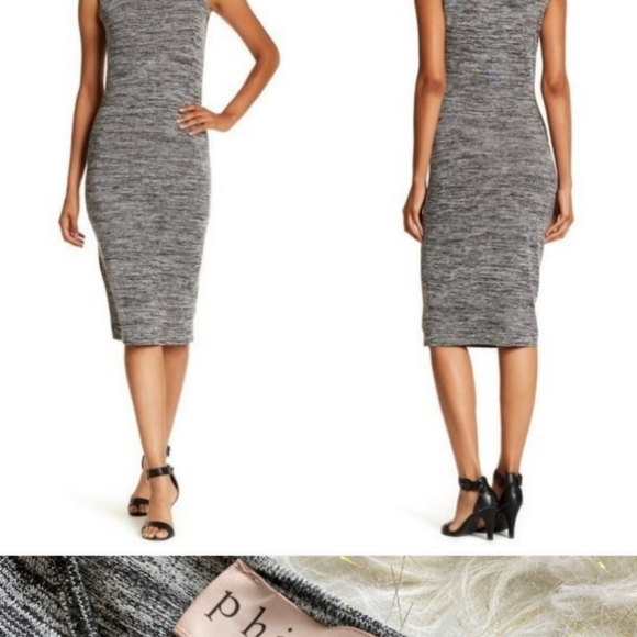 PHILOSOPHY APPAREL Cold Shoulder Space Dye Dress - Picture 3 of 3